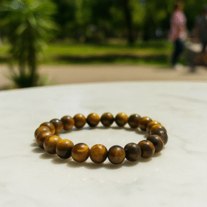 Pulsera Independencia<br>Ojo de Tigre Marron