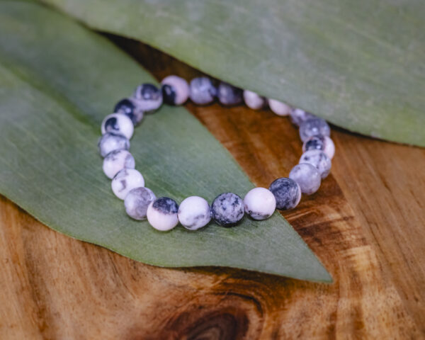 Pulsera Aprendiendo<br>Jaspe Rosa Oscura - Imagen 2