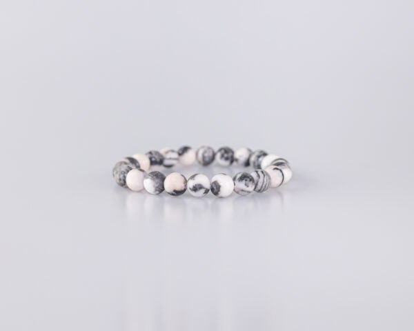 Pulsera Aprendiendo<br>Jaspe Rosa Oscura